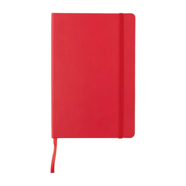  Deluxe hardcover PU A5 notebook - XD Collection Red