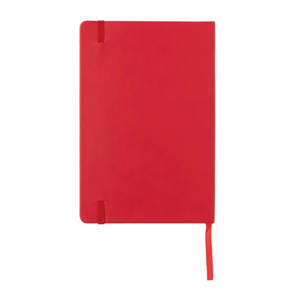  Deluxe hardcover PU A5 notebook - XD Collection Red