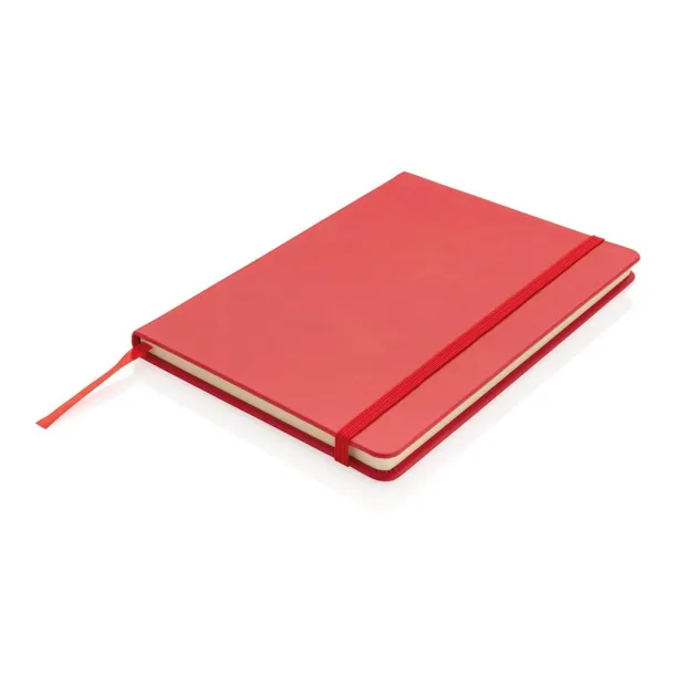  Deluxe hardcover PU A5 notebook - XD Collection Red