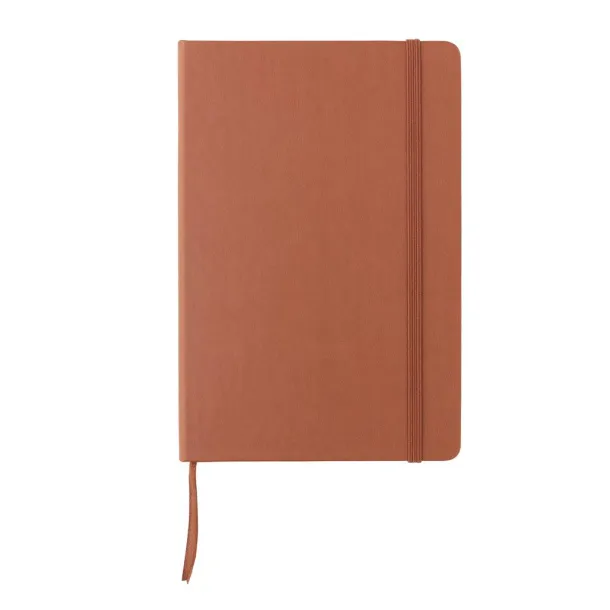  Deluxe hardcover PU A5 notebook - XD Collection Brown