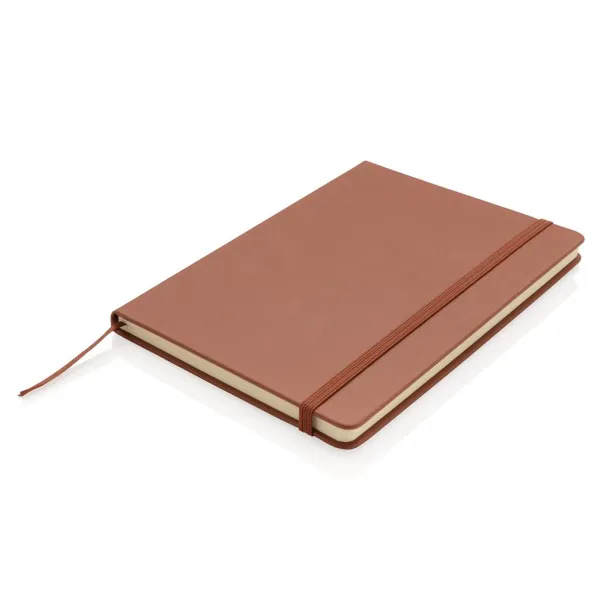  Deluxe hardcover PU A5 notebook - XD Collection Brown