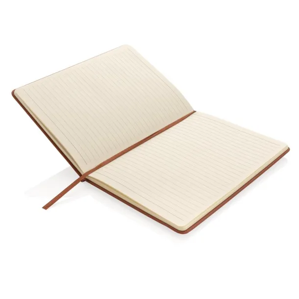  Deluxe hardcover PU A5 notebook - XD Collection Brown