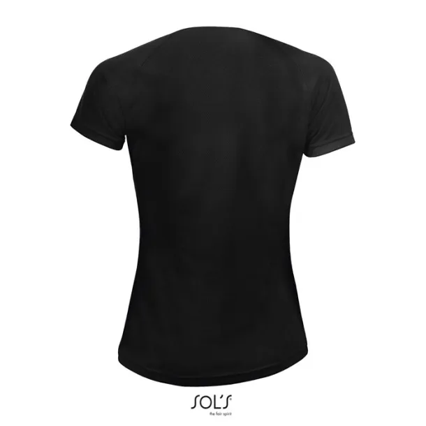 SPORTY WOMEN TSHIRT-140g Black