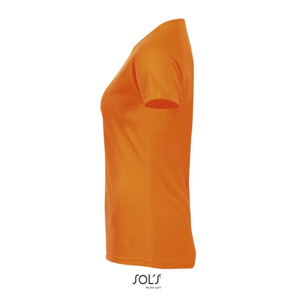 SPORTY WOMEN majica kratkih rukava - 140g neon orange