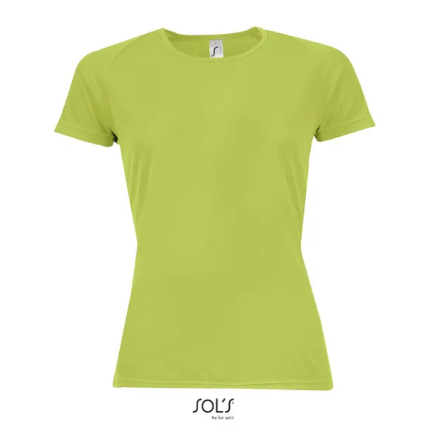 SPORTY WOMEN TSHIRT-140g Apple Green