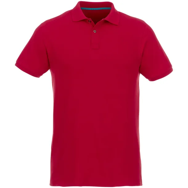 Beryl short sleeve men's GOTS organic GRS recycled polo - Elevate NXT Red