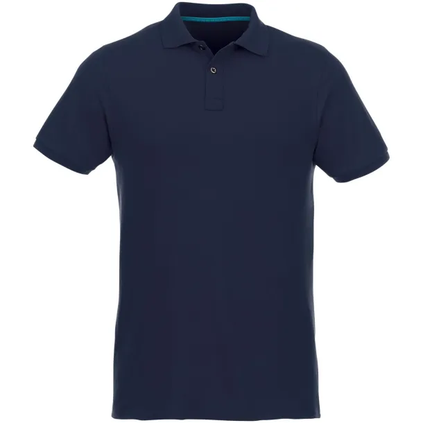 Beryl short sleeve men's GOTS organic GRS recycled polo - Elevate NXT Navy Blue