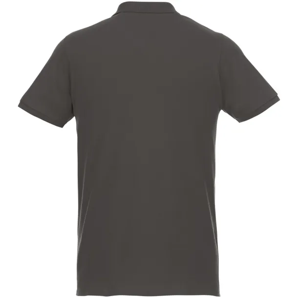 Beryl short sleeve men's GOTS organic GRS recycled polo - Elevate NXT Storm grey