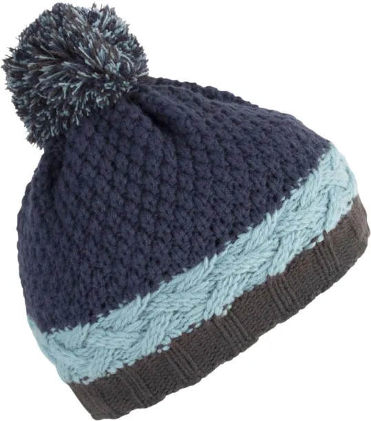  Zimska kapa s coflekom - K-UP Shale Grey Heather Indigo