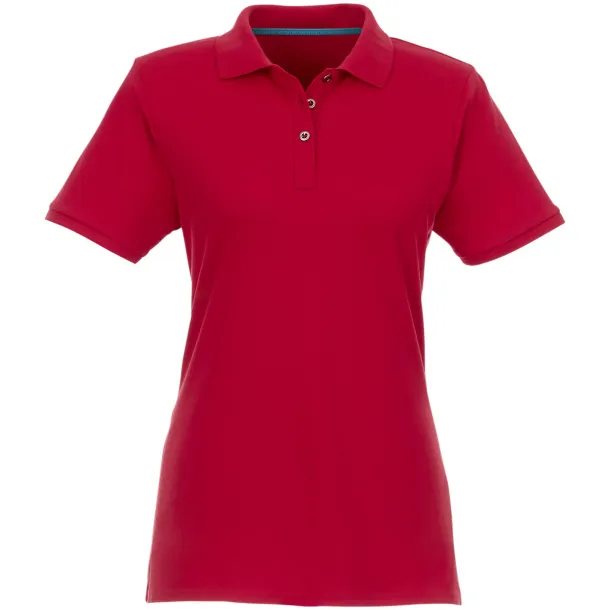 Beryl short sleeve women's GOTS organic GRS recycled polo - Elevate NXT Red