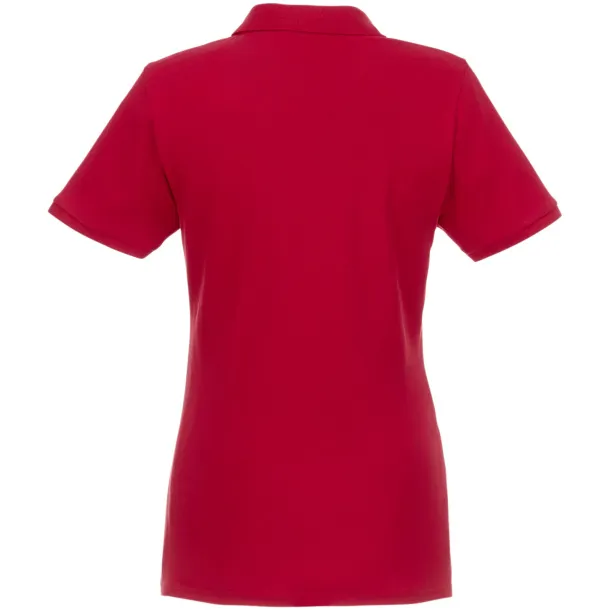 Beryl short sleeve women's GOTS organic GRS recycled polo - Elevate NXT Red