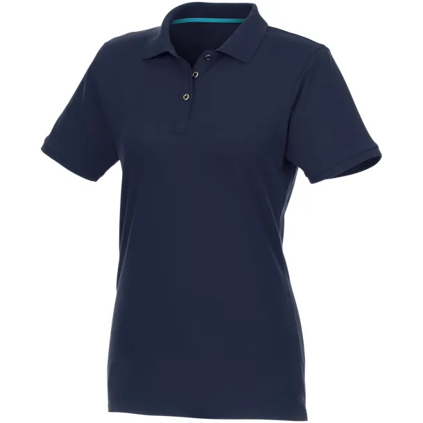 Beryl short sleeve women's GOTS organic GRS recycled polo - Elevate NXT Navy Blue