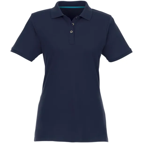 Beryl short sleeve women's GOTS organic GRS recycled polo - Elevate NXT Navy Blue