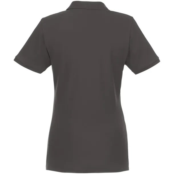 Beryl short sleeve women's GOTS organic GRS recycled polo - Elevate NXT Storm grey