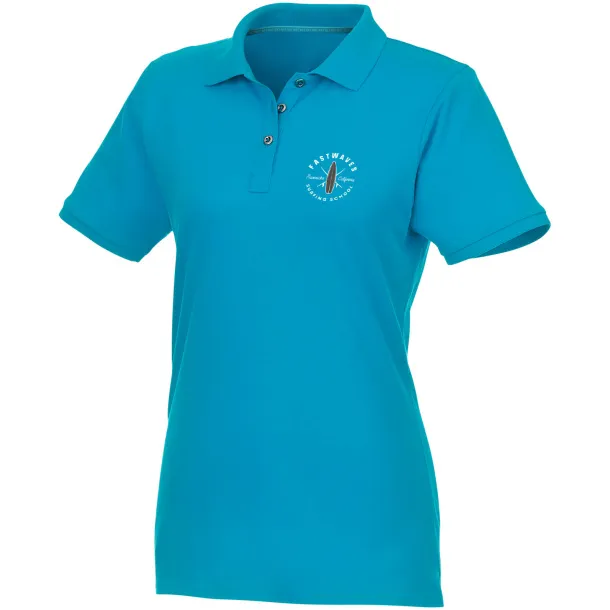 Beryl short sleeve women's GOTS organic GRS recycled polo - Elevate NXT NXT blue