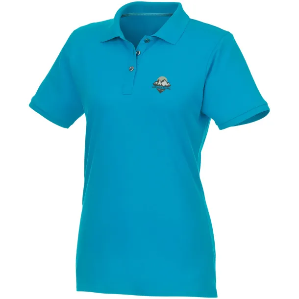 Beryl short sleeve women's GOTS organic GRS recycled polo - Elevate NXT NXT blue