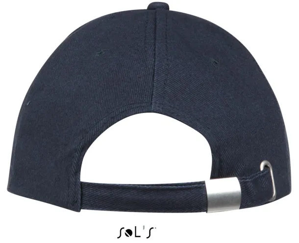 SOL'S BUFFALO SIX PANEL CAP - SOL'S French Navy White