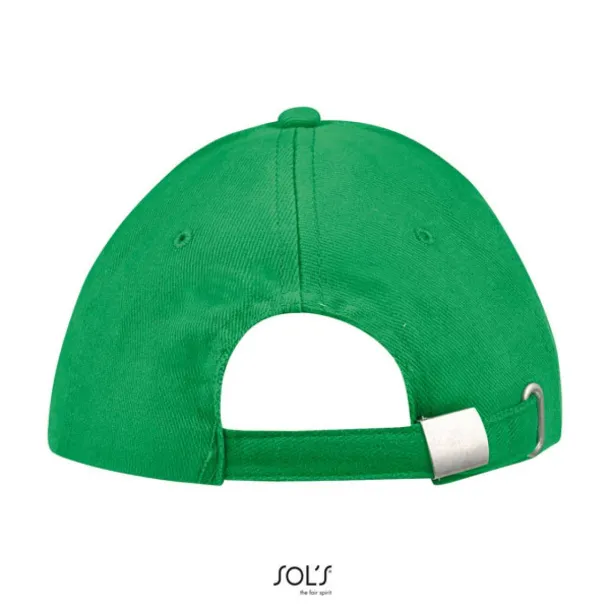 SOL'S BUFFALO SIX PANEL CAP - SOL'S Kelly Green White