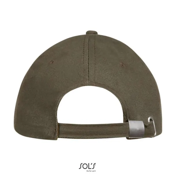 SOL'S BUFFALO SIX PANEL CAP - SOL'S Army Beige