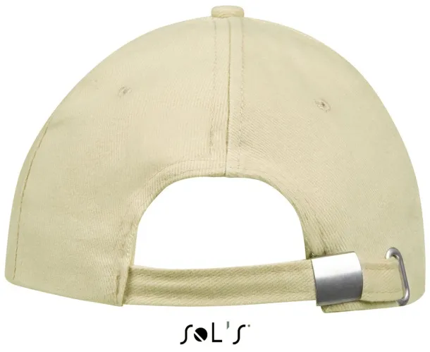 SOL'S BUFFALO SIX PANEL CAP - SOL'S Beige