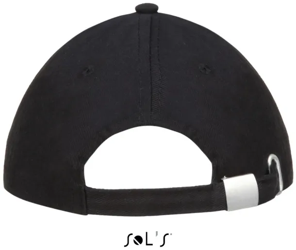 SOL'S BUFFALO SIX PANEL CAP - SOL'S Black