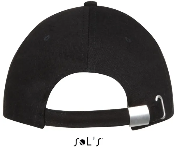 SOL'S BUFFALO SIX PANEL CAP - SOL'S Black Red