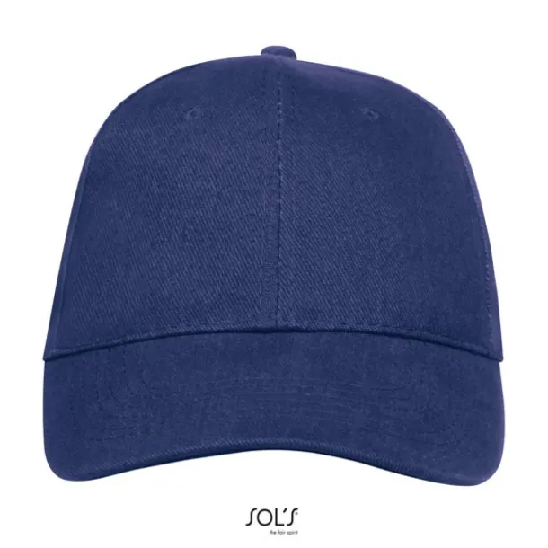 SOL'S BUFFALO SIX PANEL CAP - SOL'S French Navy