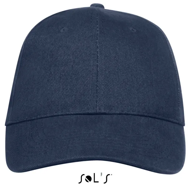 SOL'S BUFFALO SIX PANEL CAP - SOL'S French Navy