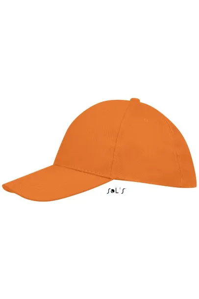 SOL'S BUFFALO SIX PANEL CAP - SOL'S Orange