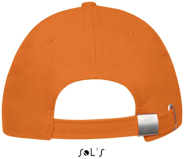 SOL'S BUFFALO SIX PANEL CAP - SOL'S Orange