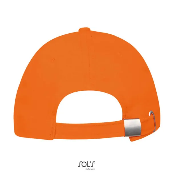 SOL'S BUFFALO SIX PANEL CAP - SOL'S Orange