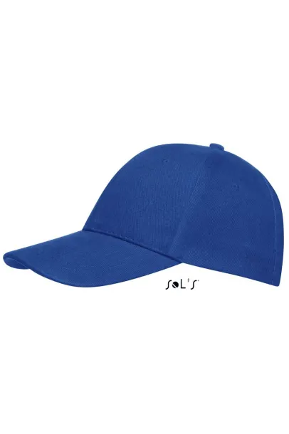 SOL'S BUFFALO SIX PANEL CAP - SOL'S Royal blue