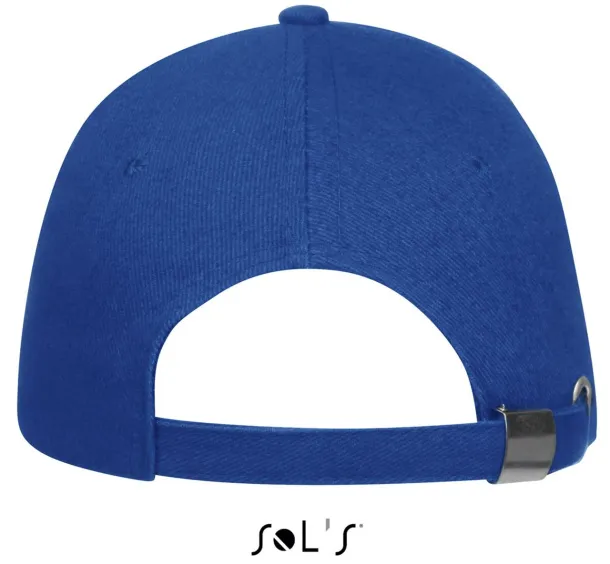 SOL'S BUFFALO SIX PANEL CAP - SOL'S Royal blue