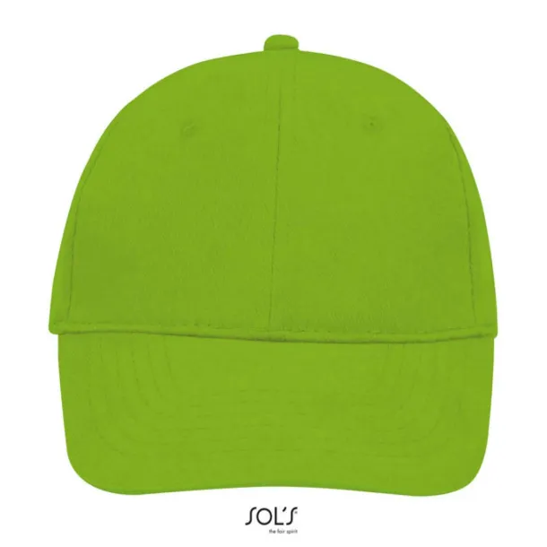 SOL'S BUFFALO SIX PANEL CAP - SOL'S Lime