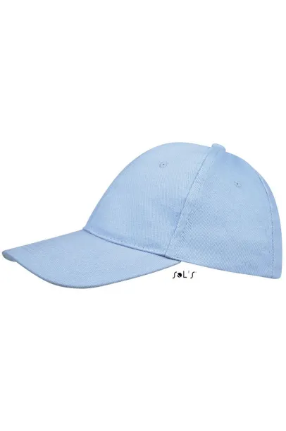 SOL'S BUFFALO SIX PANEL CAP - SOL'S Sky blue