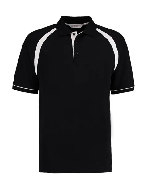  Classic fit muška polo majica, 210 g/m² - Kustom Kit Crna Bijela