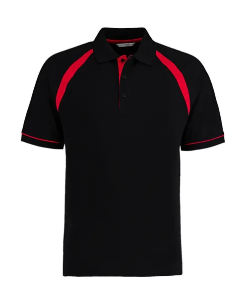  Classic Fit Oak Hill Polo - Kustom Kit Black Bright Red