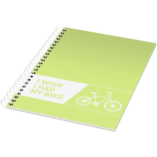 Rothko A5 notebook Lime White