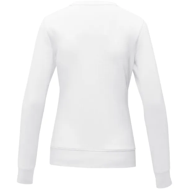 Zenon women’s crewneck sweater - Elevate Essentials White