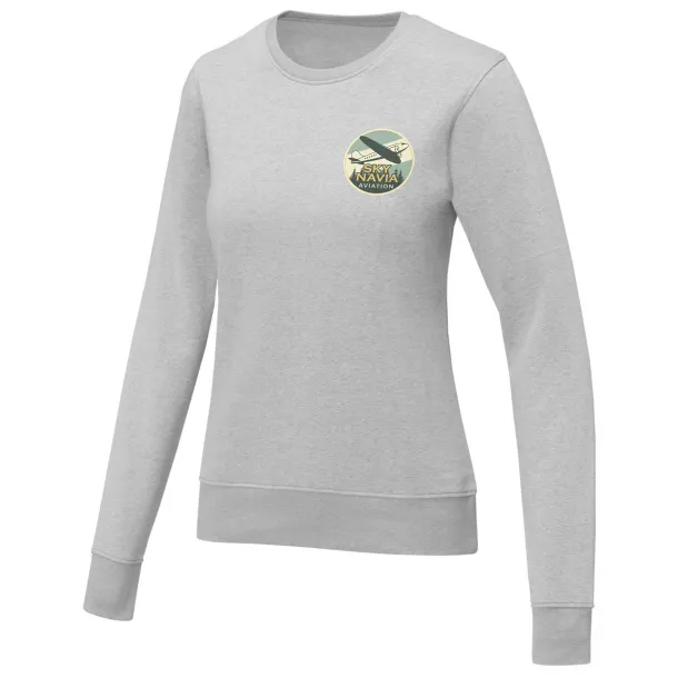 Zenon Ženski džemper, 240 g/m2 - Elevate Essentials Heather grey