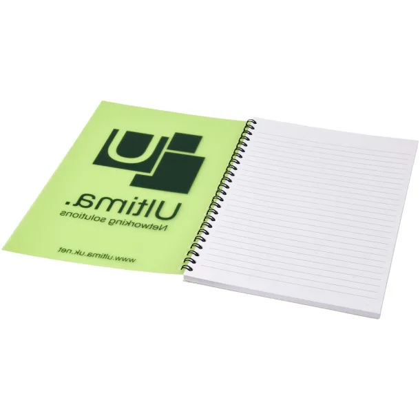 Rothko A5 notebook Lime Solid black