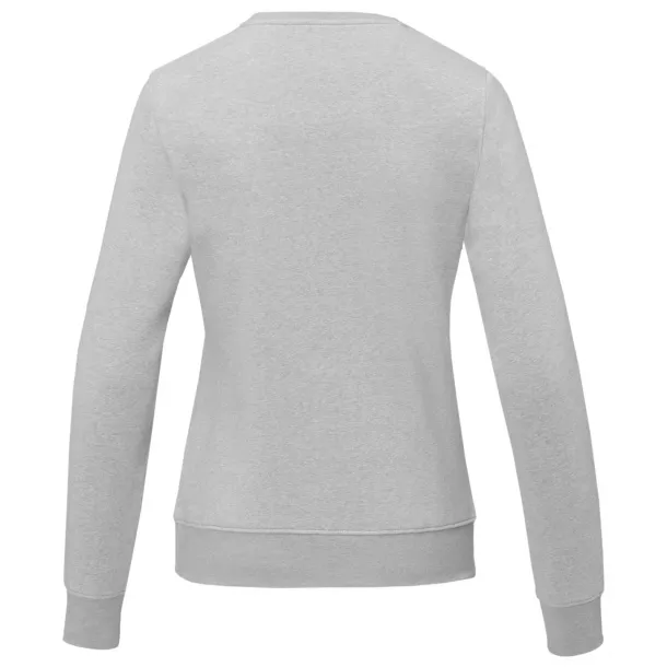 Zenon women’s crewneck sweater - Elevate Essentials Heather grey