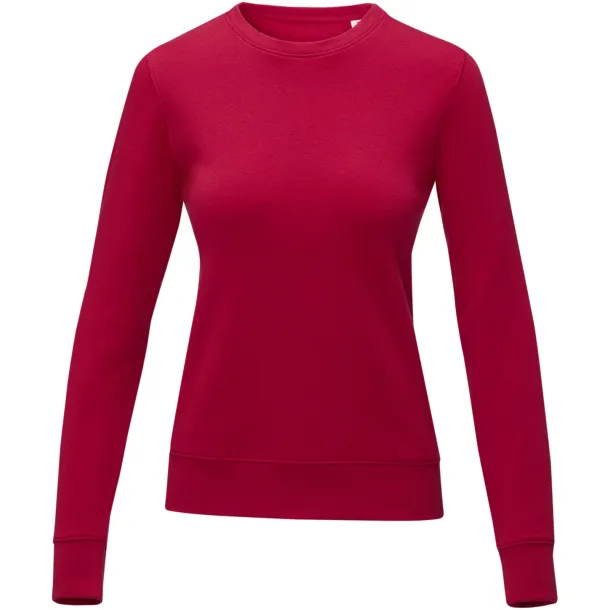 Zenon women’s crewneck sweater - Elevate Essentials Red