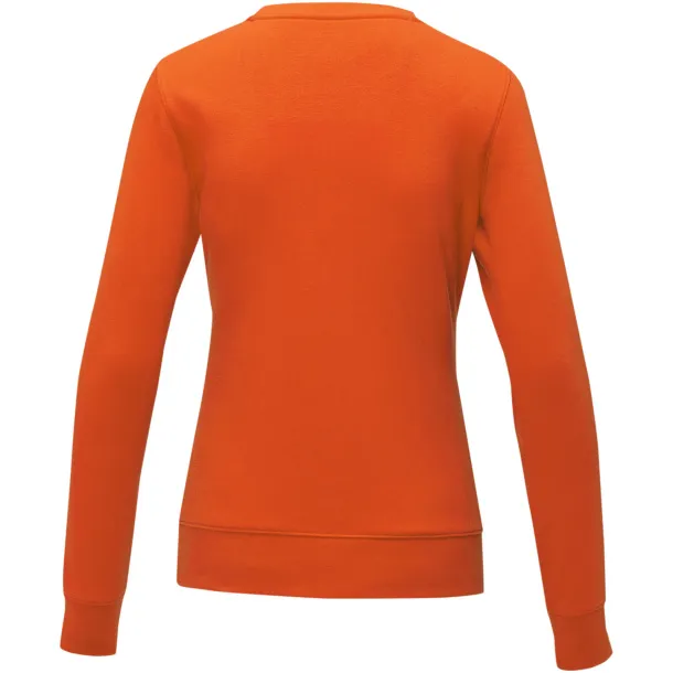 Zenon women’s crewneck sweater - Elevate Essentials Orange