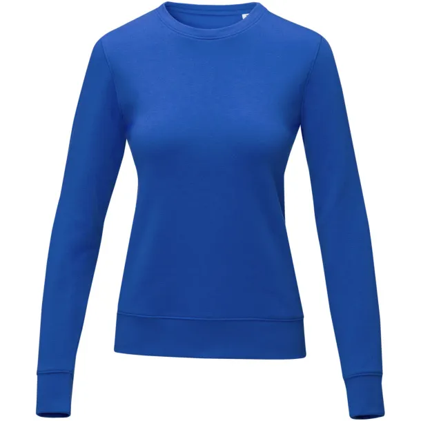 Zenon women’s crewneck sweater - Elevate Essentials Blue