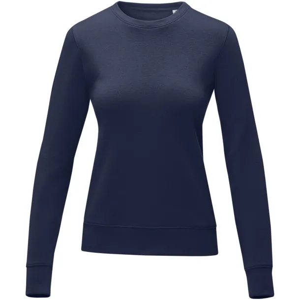 Zenon women’s crewneck sweater - Elevate Essentials Navy Blue