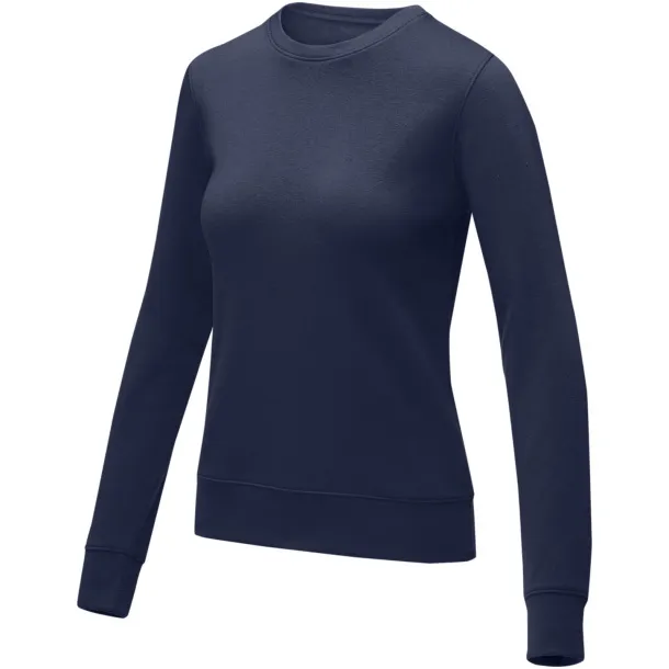 Zenon women’s crewneck sweater - Elevate Essentials Navy Blue