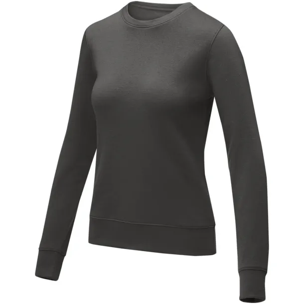 Zenon women’s crewneck sweater - Elevate Essentials Storm grey