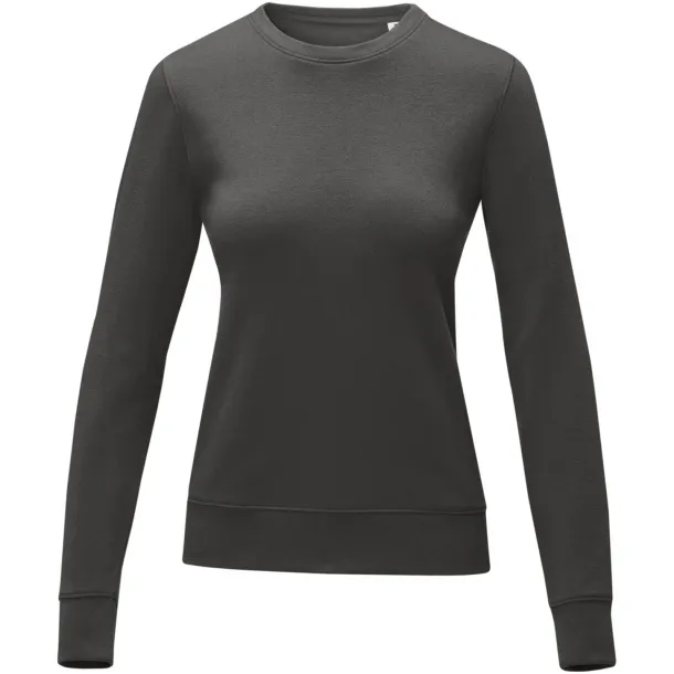 Zenon women’s crewneck sweater - Elevate Essentials Storm grey