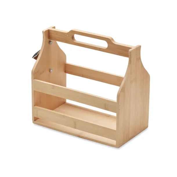 CABAS 6 beer crate in bamboo Wood